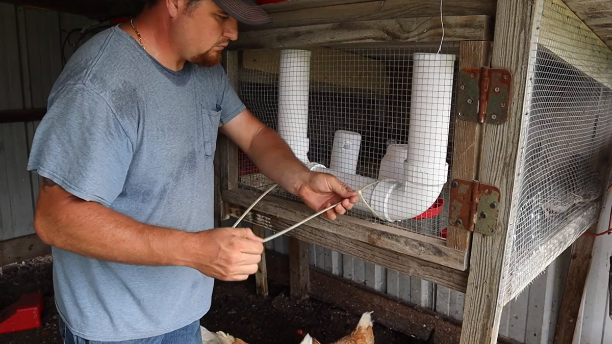 DIY Quail Feeder Hidden Heights Farm